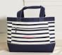 Navy Stripe Family Tote