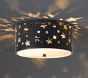 Metal Star Cutout Flush Mount (12&quot;)