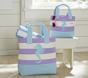 Seahorse Preppy Stripe Tote