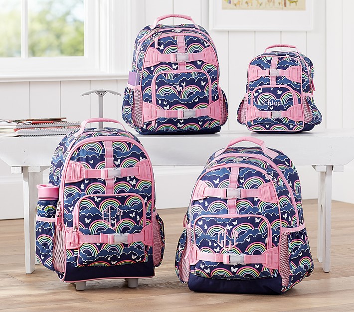 Mackenzie Navy Rainbow Backpacks