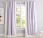 Evelyn Linen Blend Border Blackout Curtain