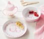 Pink Owl Nursery Feeding Set