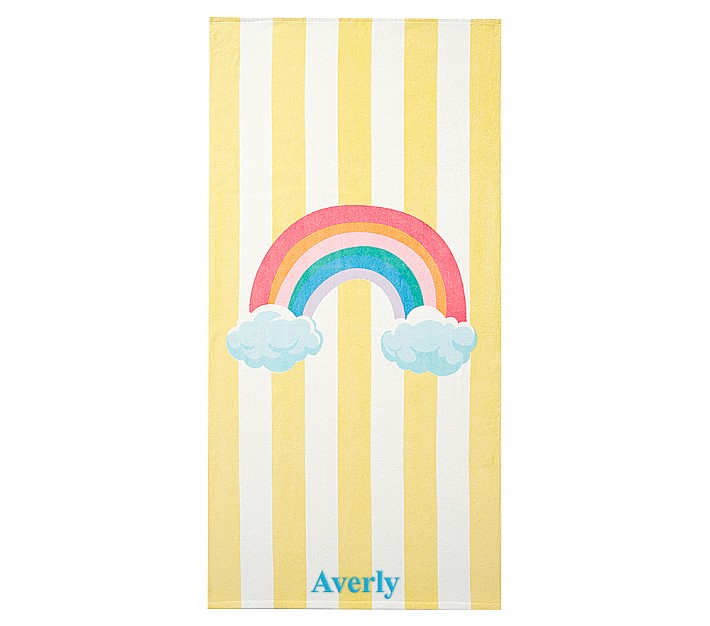 Beach Towel Rainbow Stripe