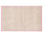 Chenille Jute Thin Solid Border Rug