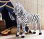 Faux Fur Jumbo Zebra Plush