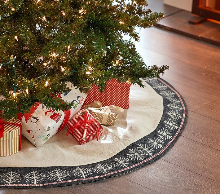 Natural Fair Isle Tree Skirt