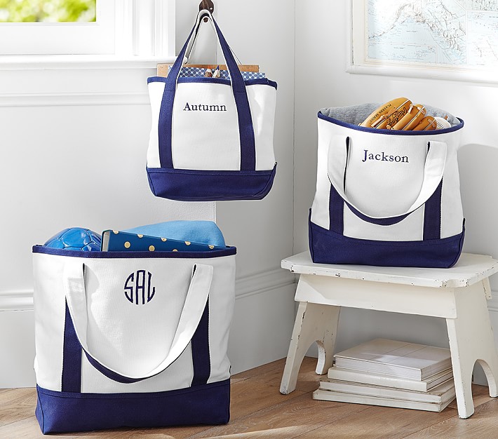 Navy Family Tote