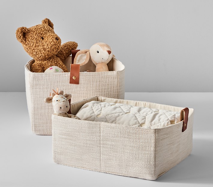 Slub Cotton Storage Bin