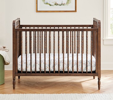 Cherry wood convertible crib on sale