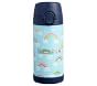 Mackenzie  Light Blue Rainbow Regular Water Bottle