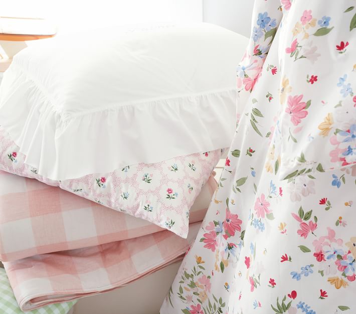 Cottage Floral Organic Sheet Set Pillowcases