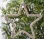 Gold Tinsel Star Ornament