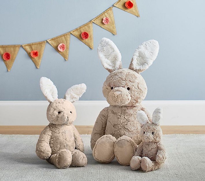 Taupe Bunny Plush