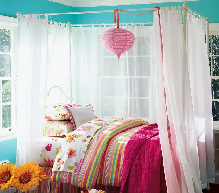 Canopy Panel Sheers Dreamy Bed Curtains Pottery Barn Kids