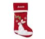 Flower Crown Bunny Woodland Stocking