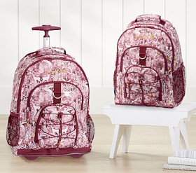 Burgundy HARRY POTTER Gear Up Magical Damask Kids Backpack Pottery Barn Kids