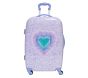 Mackenzie Lavender Heart Tie Dye Hard-Sided Luggage