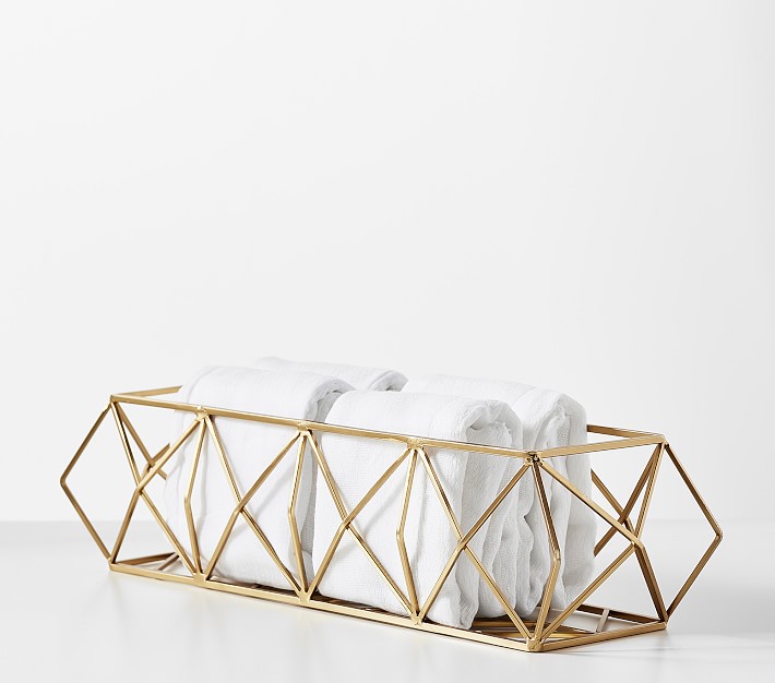 Metal Prism Diaper Caddy