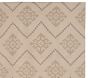 Genevieve Gorder for Capel, Khaki Diamond Dhurrie Rug