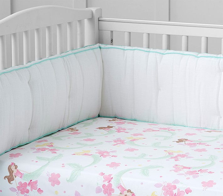 Mermaid Crib Fitted Sheet