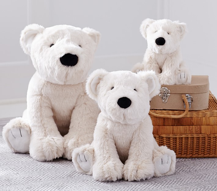 Polar Bear Faux Fur Plush Collection