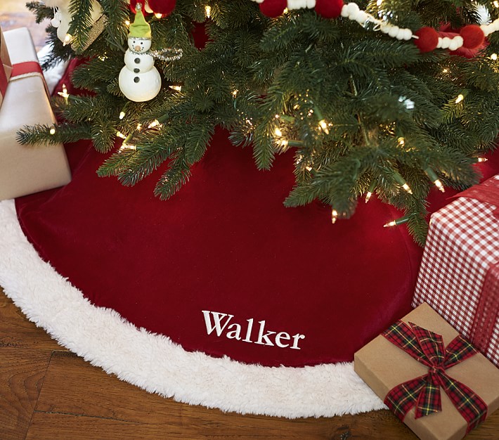 Red Velvet Tree Skirt