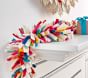 Merry And Bright Multicolor Felted Wool Garland