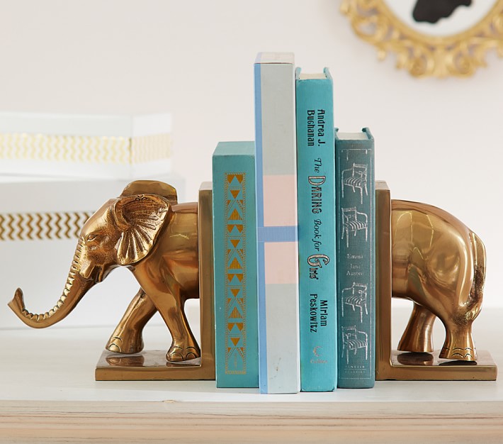 The Emily &#38; Meritt Elephant Bookend