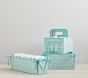 Aqua Blue Geo Nursery Storage