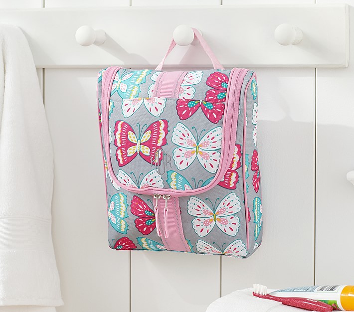 Mackenzie Gray Butterfly Toiletry Bag