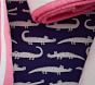 Preppy Alligator Crib Fitted Sheet