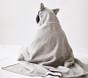 west elm x pbk Racoon Bath Baby Hooded Towel