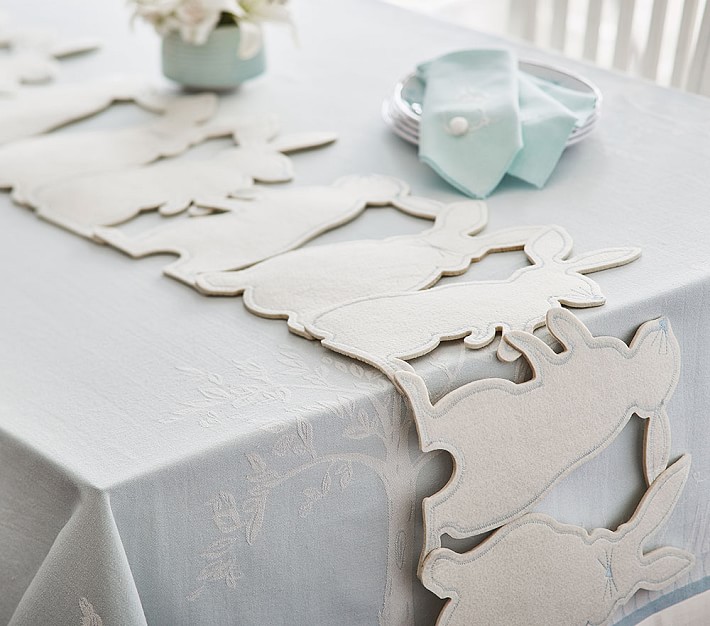 Felt Bunny Table Runner