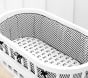 The Emily &#38; Meritt Black &#38; White Bassinet Bedding