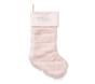 Monique Lhuillier Blush Faux-Fur Stocking