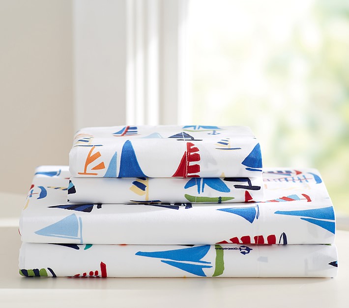 Sailboat Sheet Set &amp; Pillowcases