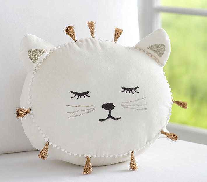 The Emily &#38; Meritt Sleepy Kitty Pillow