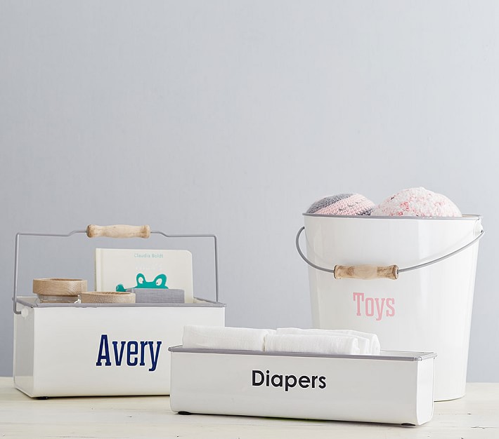 Enamel Nursery Storage