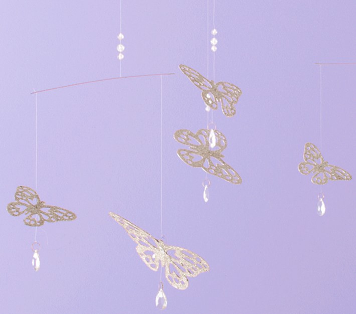 Glitter Butterfly Mobile