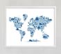 Minted&#174 Little Big World Map Wall Art by Jessie Steury