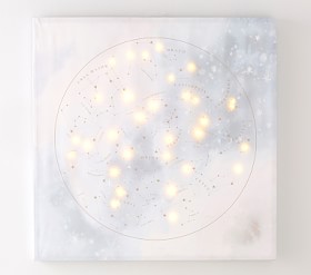 Star Map LED Wall Art | Pottery Barn Kids