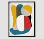 west elm x pbk Framed Print, Mid-Century Geo