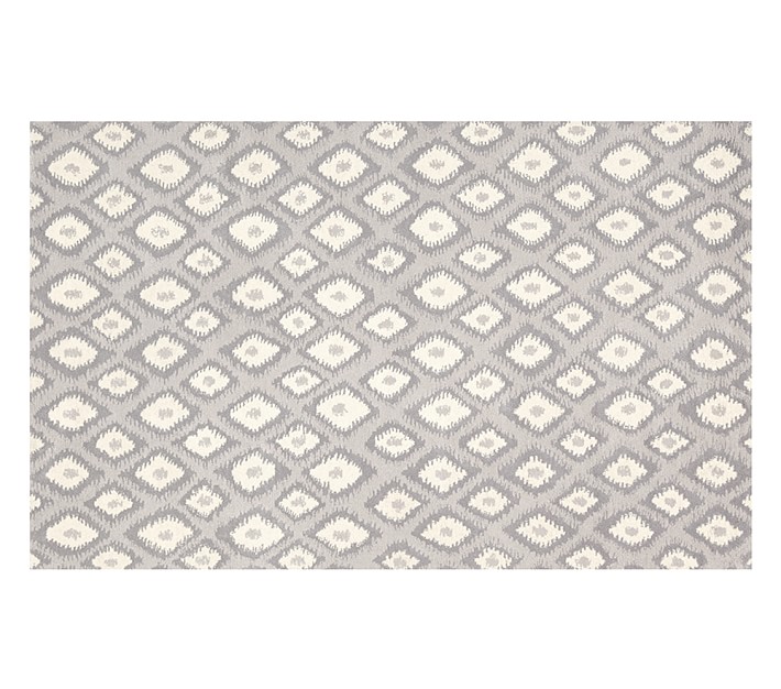 Ikat Rug - Gray