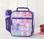 Mackenzie Lavender/Purple Preppy Butterfly Classic Lunch Box