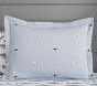 Oxford Embroidered Shark Duvet Cover &amp; Shams