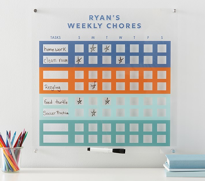 Personalized Acrylic Chore Chart