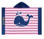 Breton Stripe Whale Baby Hooded Towel