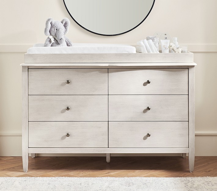 Willow 6-Drawer Dresser &amp; Topper Set (52w x 21d&quot;)