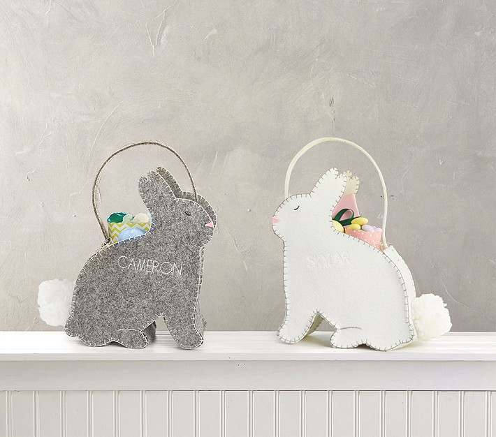 Felt Bunny Easter Buckets