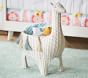 Llama Shaped Wicker Storage